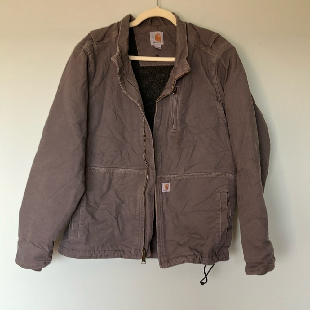 Carhartt  full swing grey canvas workwear jacket